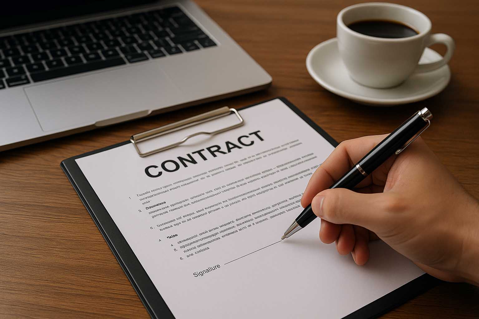 help about writning contract
